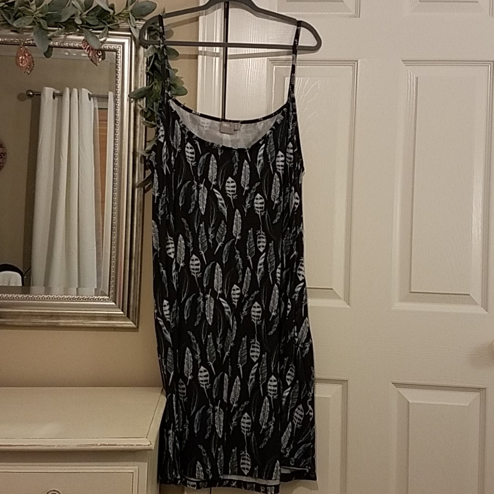 ASOS Feather Print Tank Dress